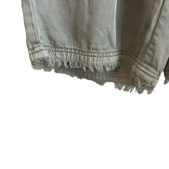 C&C California Coastal Wide Leg Pants S Green Drawstring Waist Soft Boho Beachy - Picture 10 of 12